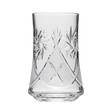 SET of 6 Vintage CUT Crystal Drinking Soda Glasses 200ml 7oz