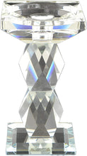 (D) Crystal Candle Holder for Candlesticks Table Centerpiece Decor (6.5'')