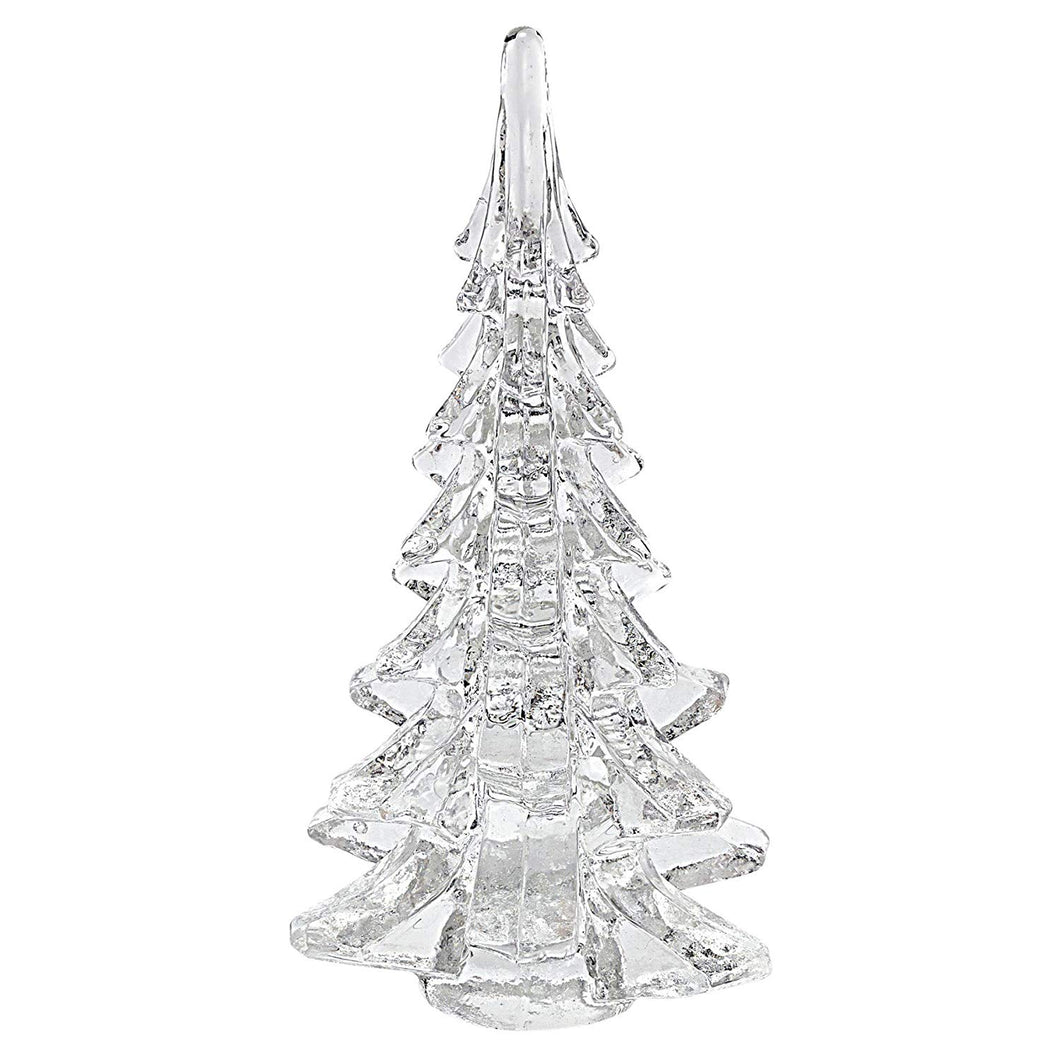 (D) Handcrafted Crystal Glass Christmas Tree Figure 12