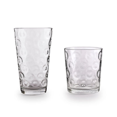 (D) Elegant Highball Glasses Set of 12 For Whiskey, Water, Beer, Juice