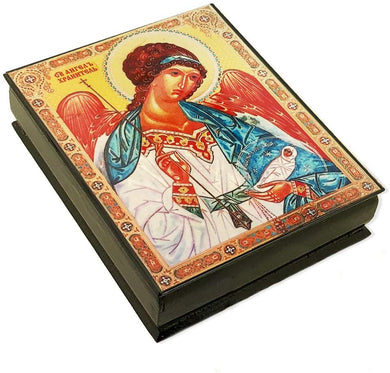 (D) Religious Gift Russian Icon Trinket Box Angel of The Unborn Child Souvenirs