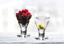 (D) Handcrafted 'Caprice' Crystal 4-pc Cocktail Martini Glasses Set