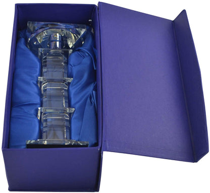 (D) Crystal Candle Holder for Candlesticks Table Centerpiece Decor (8.5'')