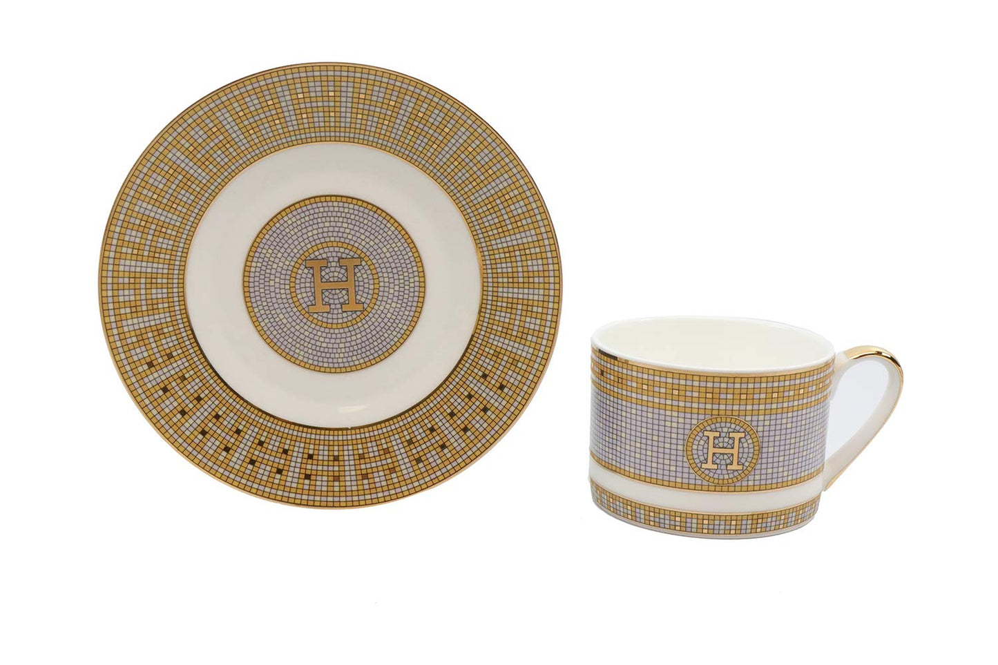 Royalty Porcelain 16-pc Dinner Set, Mosaiс Bone China Porcelain