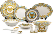 Royalty Porcelain 43-pc Dinner Set, Greek Vase, Bone China Porcelain (Green)