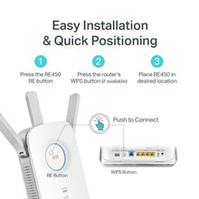 TP-Link AC1750 Wifi Extender| PCMag Editor's Choice | Up to 1750Mbps | Dual Band Wifi Range Extender, Internet Booster, Access Point | Extend Wifi Signal to Smart Home & Alexa Devices (RE450)