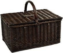 (D) Buckingham Basket for 4 with Coffee Set for Outdoor (Green)