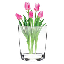 (D) Centerpiece 'Montego' Bay Crystal Flower Vase 11" H