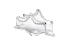Italian Collection Crystal Small Napkin Holder, Decorated with Swarovski Crystal