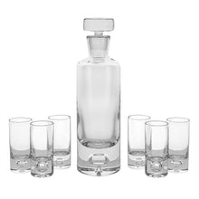 (D) Handcrafted 'Galaxy' Lead Free Crystal 6-pc Shot Glasses Set 2.5 Oz