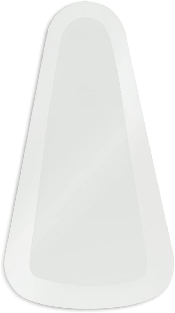 Ateco Plastic Bowl Scraper to Scrape Clean Battery, Icing (2, 9 1/2" x 5 3/8"…)