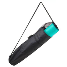 (D) Fun Thick Yoga Mat in a Bag for Women and Men (Sky Blue)