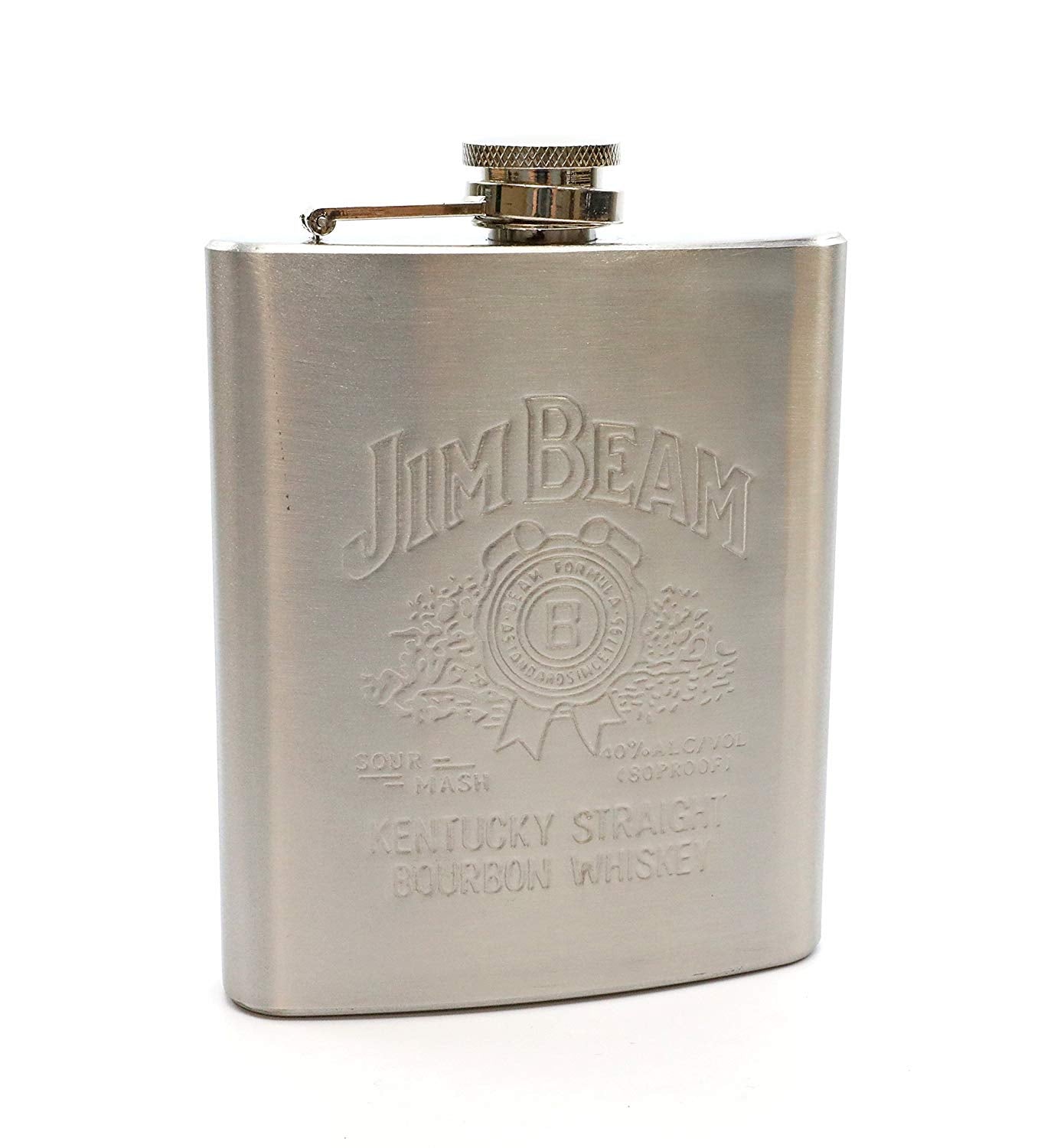 Denizli Stainless Steel Alcohol Flask with Funnel (7 Oz, JB)