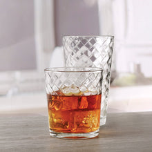 (D) Drinking Water Glasses Set Of 12 Clear Glasses Hi-Ball, DOF For Kitchen
