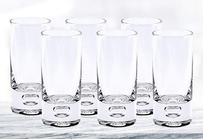 (D) Handcrafted 'Galaxy' Lead Free Crystal 6-pc Shot Glasses Set 2.5 Oz