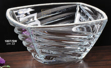Italian Collection Crystal Square Bowl, Decorated with Swarovski Crystal