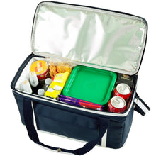 (D) Leakproof 24 Hour Cooler Picnic Backpack Bag for Outdoor (Blue)