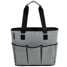 (D) Extra Large Insulated Cooler Tote, Backpack Bag for Outdoor (Houndstooth)