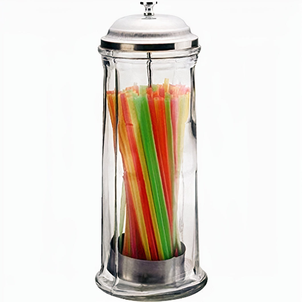 STRAW DISPENSER GLASS