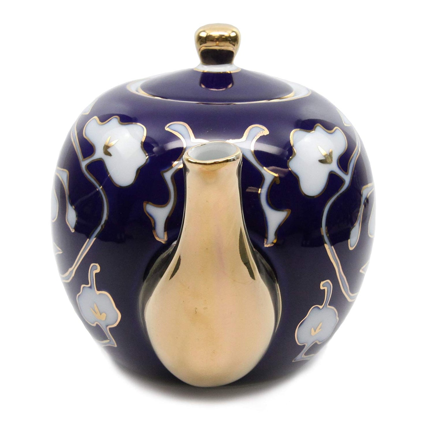 Royalty Porcelain 7pc Mini Tea Cup Set, Cups and Teapot, Vintage Russian Pattern