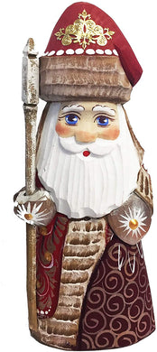 (D) Russian Souvenirs Hand Carved Father Frost (6 1/2 Inch)