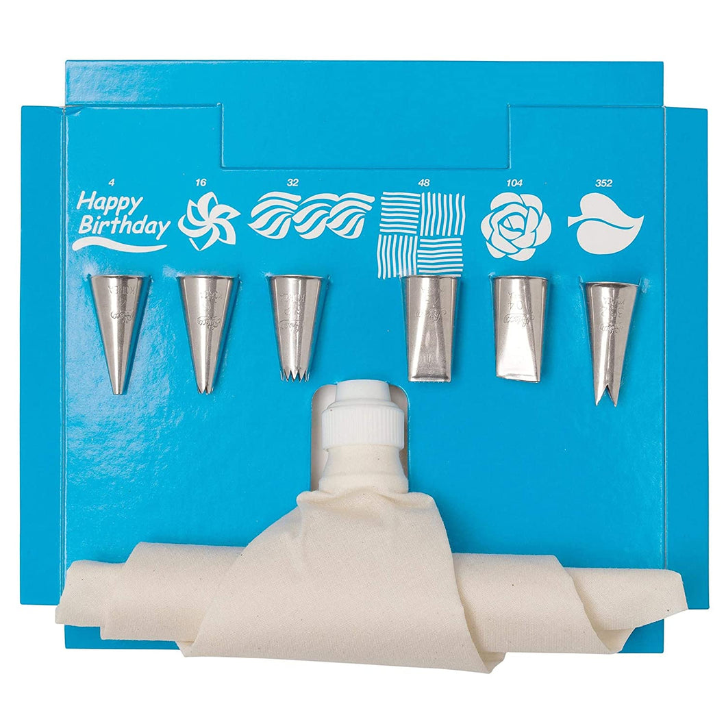 Ateco Piping 8-Pc Cake Decorating Set for Pastry, Bakeware (2 Sets)
