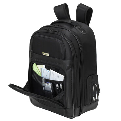 (D) Computer Backpack High School Bags Fit 16 Inch Laptops (Black)