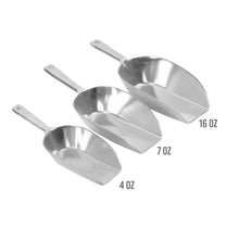 Measuring Scoops for Bakeware, Candy Scoop, Flat Bottom (2 PC, 16 Oz)