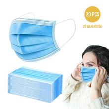 Disposable Face Masks, Facial Protection Surgical Mask - 20 PC