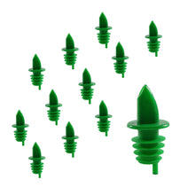 Free Flow Bottle Pourers in Multiple Colors for Alcohol and Liquor, Barware 12 Pieces
