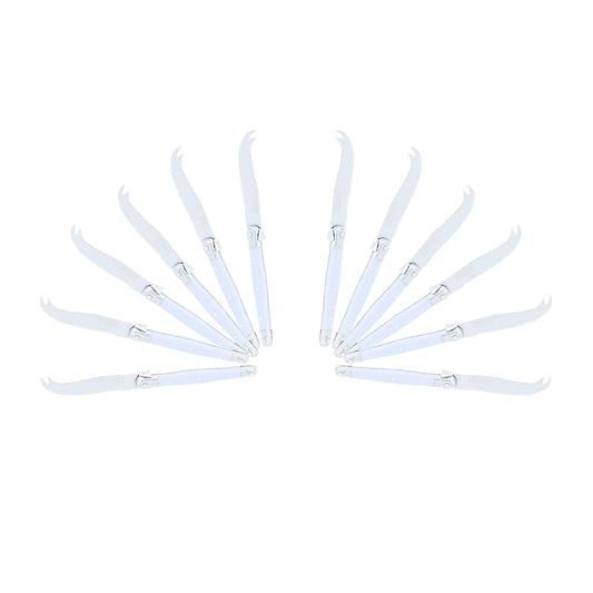 (D) Laguiole Mini Cheese Knife Set 6 Inch, Stainless Steel, Vintage (12, Lavender)