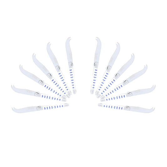 (D) Laguiole Mini Cheese Knife Set 6 Inch, Stainless Steel, Vintage (12, Mariniere)