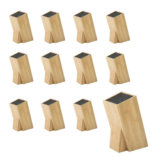 (D) Kitchen Block Laguiole Jean Dubost Pradel French Hand Made Vintage (12 PC)