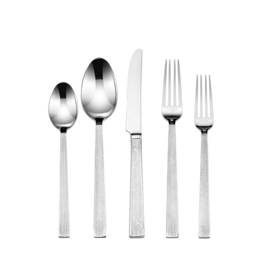 Italian Collection 'Tahoe' 20-Pc Premium Silverware Flatware Serving Set, For 4