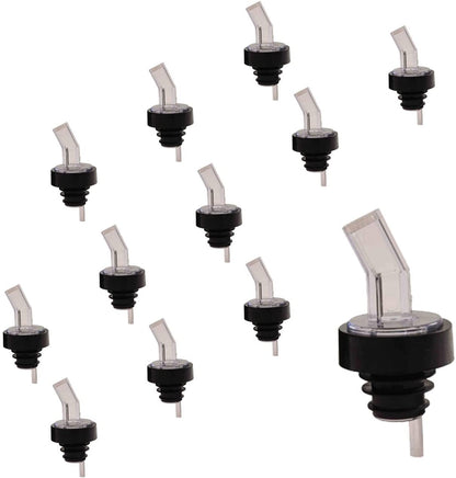 Bottle Pourer with Screen, Multicolor, Barware 12 Pieces For Alcohol, Liquor, Juices, Etc
