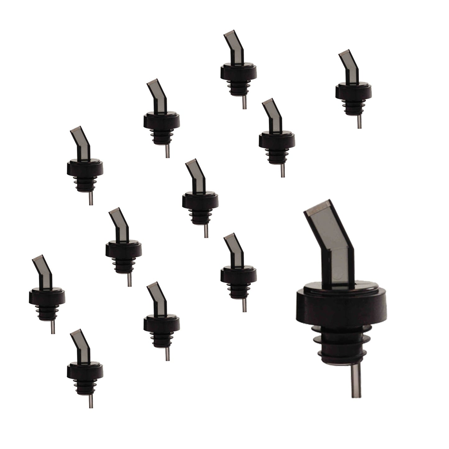 Bottle Pourer with Screen, Multicolor, Barware 12 Pieces For Alcohol, Liquor, Juices, Etc