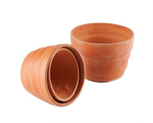 (D) Ceramic Flower Pots for Indoor Plants Set of 3 Small Sized