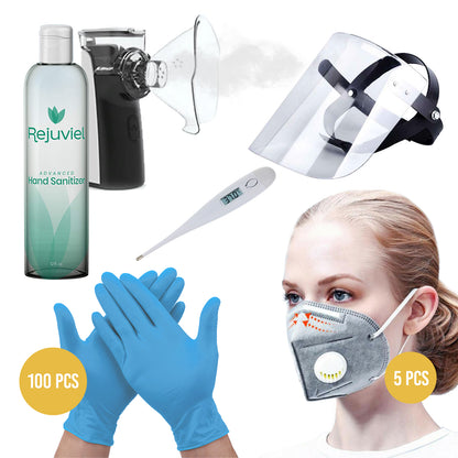 Anti Bacterial Safety & Face Protection Kit #1