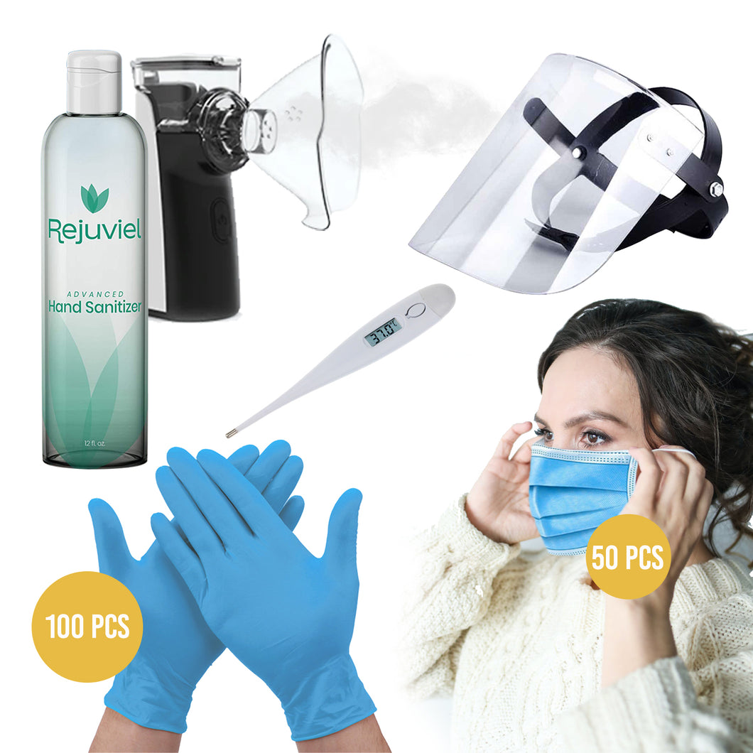 Anti Bacterial Safety & Face Protection Kit #2