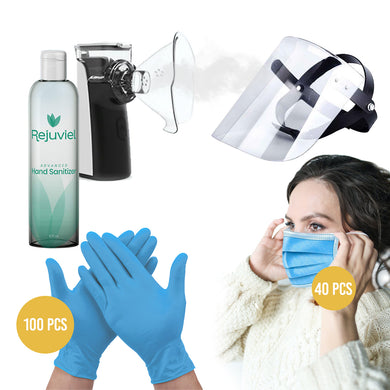 Anti Bacterial Safety & Face Protection Kit #4