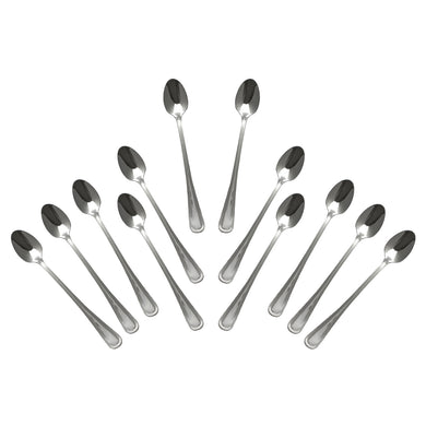 Stainless Steel Iced Teaspoon, Flatware Set 'Atlant' for (12)