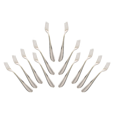 Stainless Steel Table Forks, Flatware Set 'Atlant' for (12 PC)