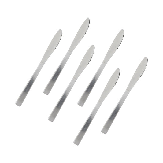 Stainless Steel Heavy Weight Polished Dinner Knife 'Esquire' (6 PC)