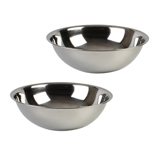 Stainless Steel Heavy Duty Mixing Bowl for Cooking, Bakeware 2PC