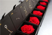 (D) Luxury Long Lasting Roses in a Box, Preserved Flowers, Zodiac Gift (Leo)