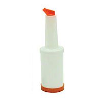 1 Quart Storer and Pourer White Bottle for Alcohol or Juice With Multiple Accent Color Choices Set of 1, 2, or 12 Pieces