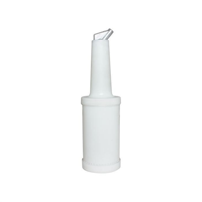 1 Quart Storer and Pourer White Bottle for Alcohol or Juice With Multiple Accent Color Choices Set of 1, 2, or 12 Pieces
