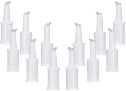 1 Quart Storer and Pourer White Bottle for Alcohol or Juice With Multiple Accent Color Choices Set of 1, 2, or 12 Pieces