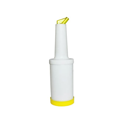 1 Quart Storer and Pourer White Bottle for Alcohol or Juice With Multiple Accent Color Choices Set of 1, 2, or 12 Pieces