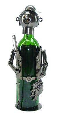 (D) Wine Bottle Holder, Fisherman, Bar Counter Decoration